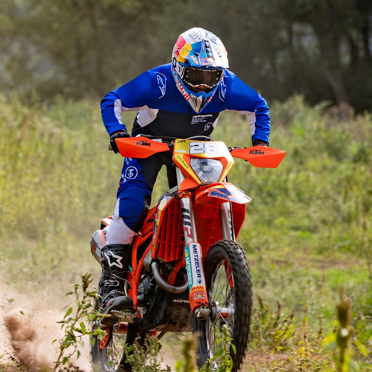 Bunda Alpinestars LITE-DURA Softshell modrá/bílá