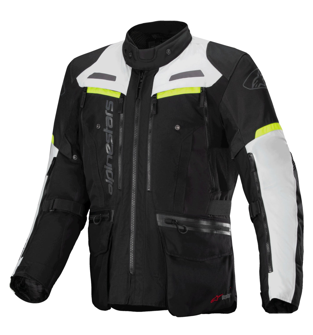 Bunda Alpinestars Bogota PRO Drystar černá/šedá/žlutá fluo
