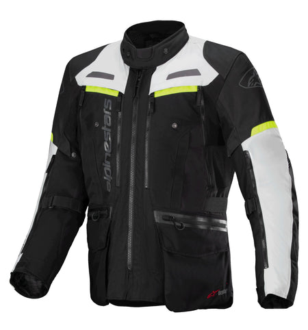 Bunda Alpinestars Bogota PRO Drystar černá/šedá/žlutá fluo
