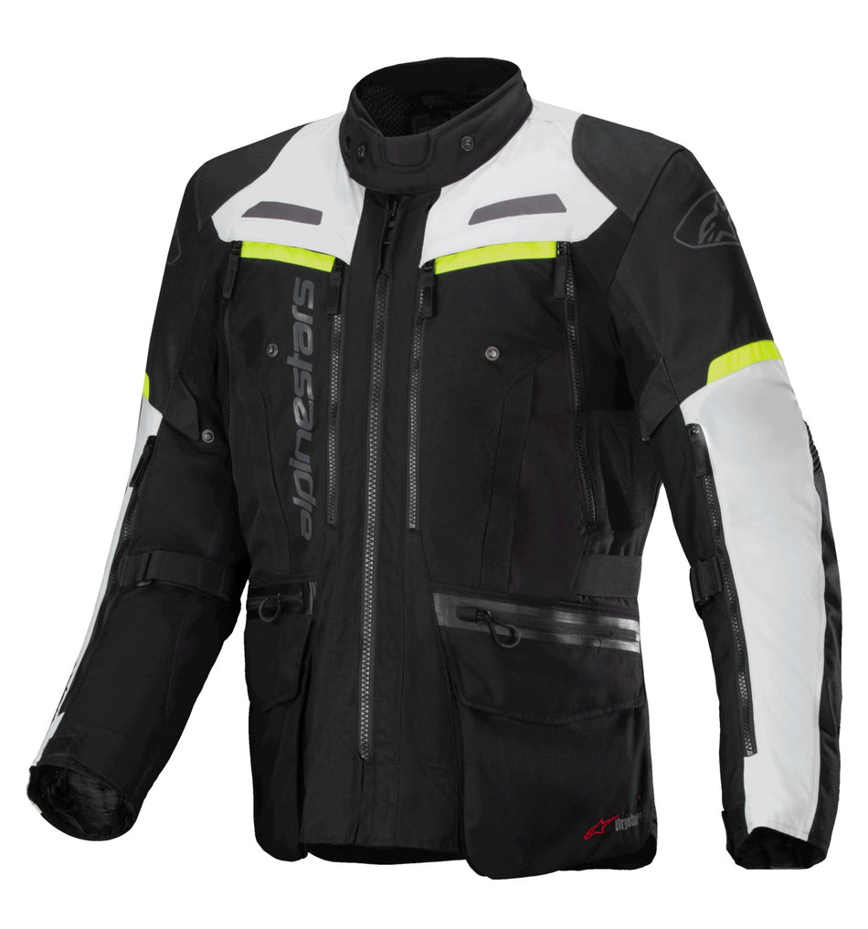 Bunda Alpinestars Bogota PRO Drystar černá/šedá/žlutá fluo
