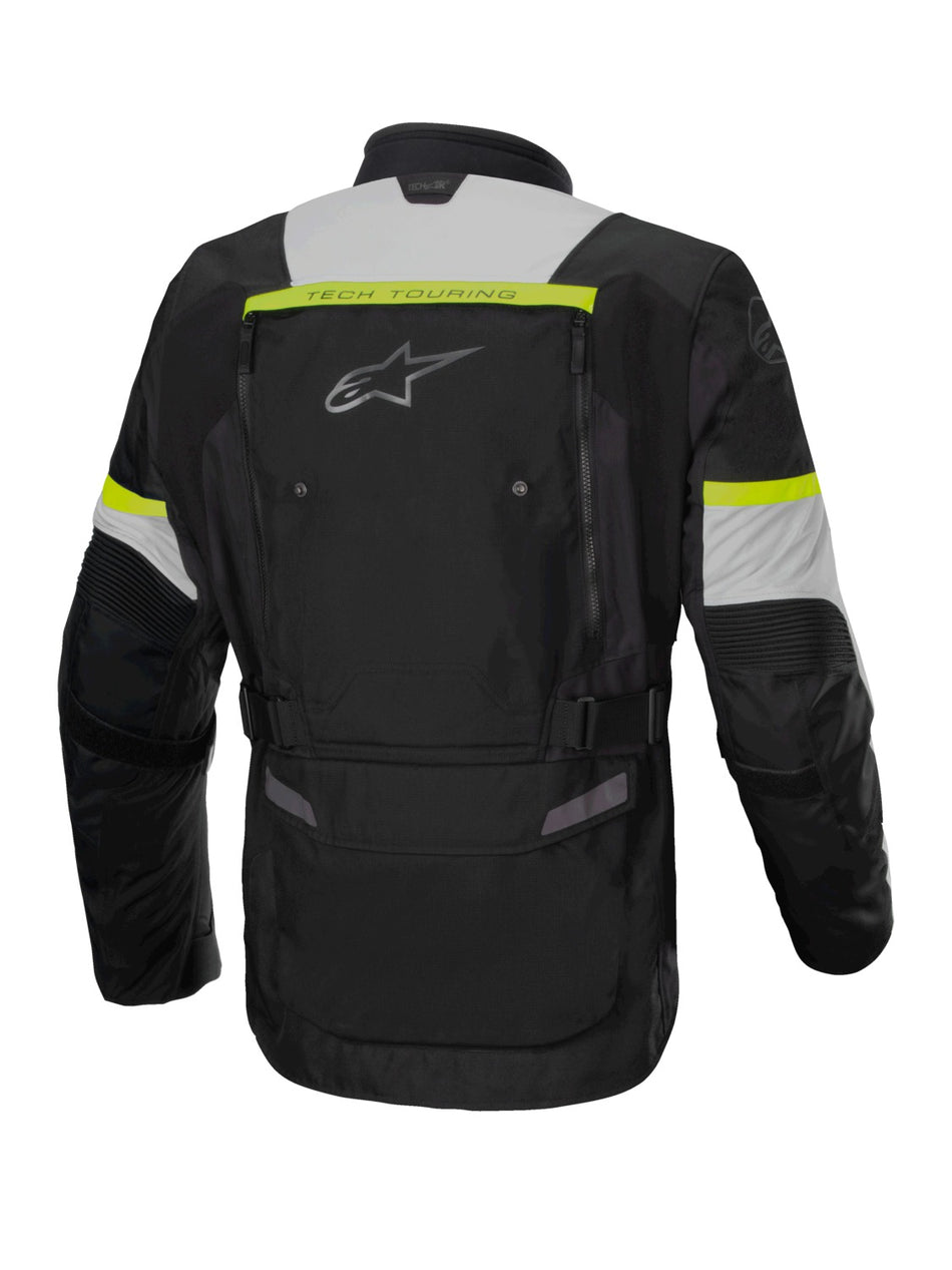 Bunda Alpinestars Bogota PRO Drystar černá/šedá/žlutá fluo