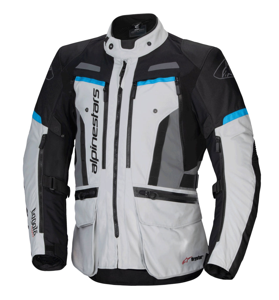 Bunda Alpinestars Bogota PRO Drystar šedá/černá/modrá