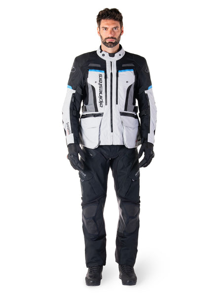 Bunda Alpinestars Bogota PRO Drystar šedá/černá/modrá