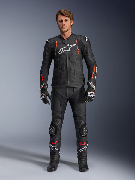 Bunda Alpinestars Dusk Airflow černá/červená fluo