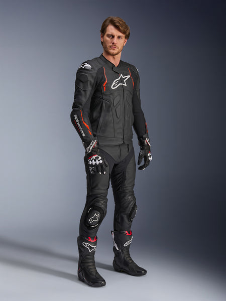 Bunda Alpinestars Dusk Airflow černá/červená fluo