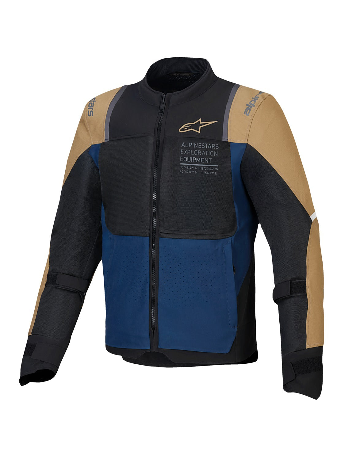 Bunda Alpinestars ST-2 AIR tmavě modrá/tmavá khaki/černá