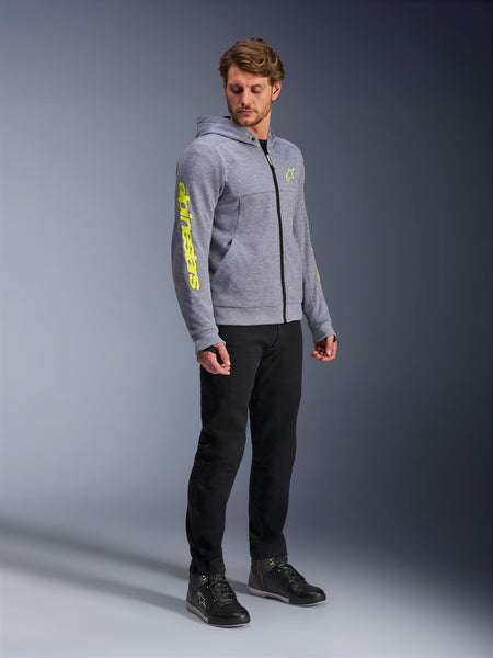 Bunda Alpinestars Chrome V2 Sport šedá/žlutá fluo