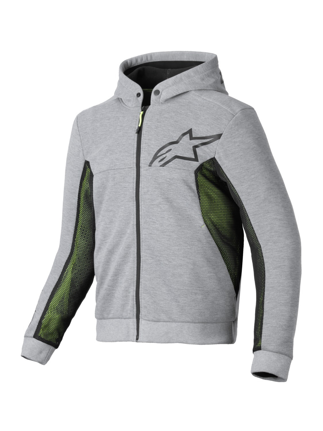Bunda Alpinestars Chrome AIR Sport šedá/černá/žlutá fluo