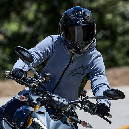 Bunda Alpinestars Chrome AIR Sport šedá/černá/žlutá fluo