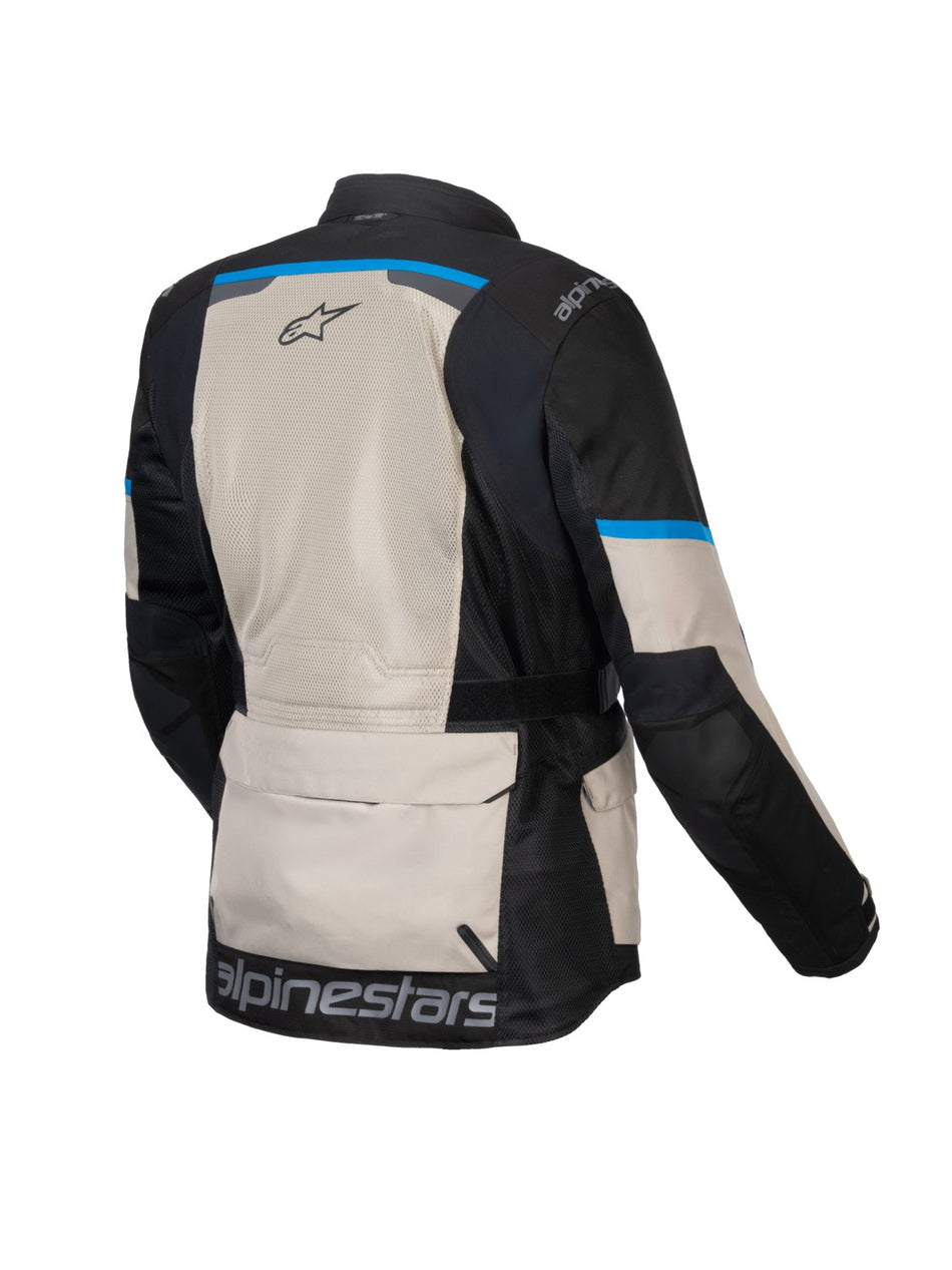 Bunda Alpinestars Andes AIR Drystar černá/šedo zelená/modrá