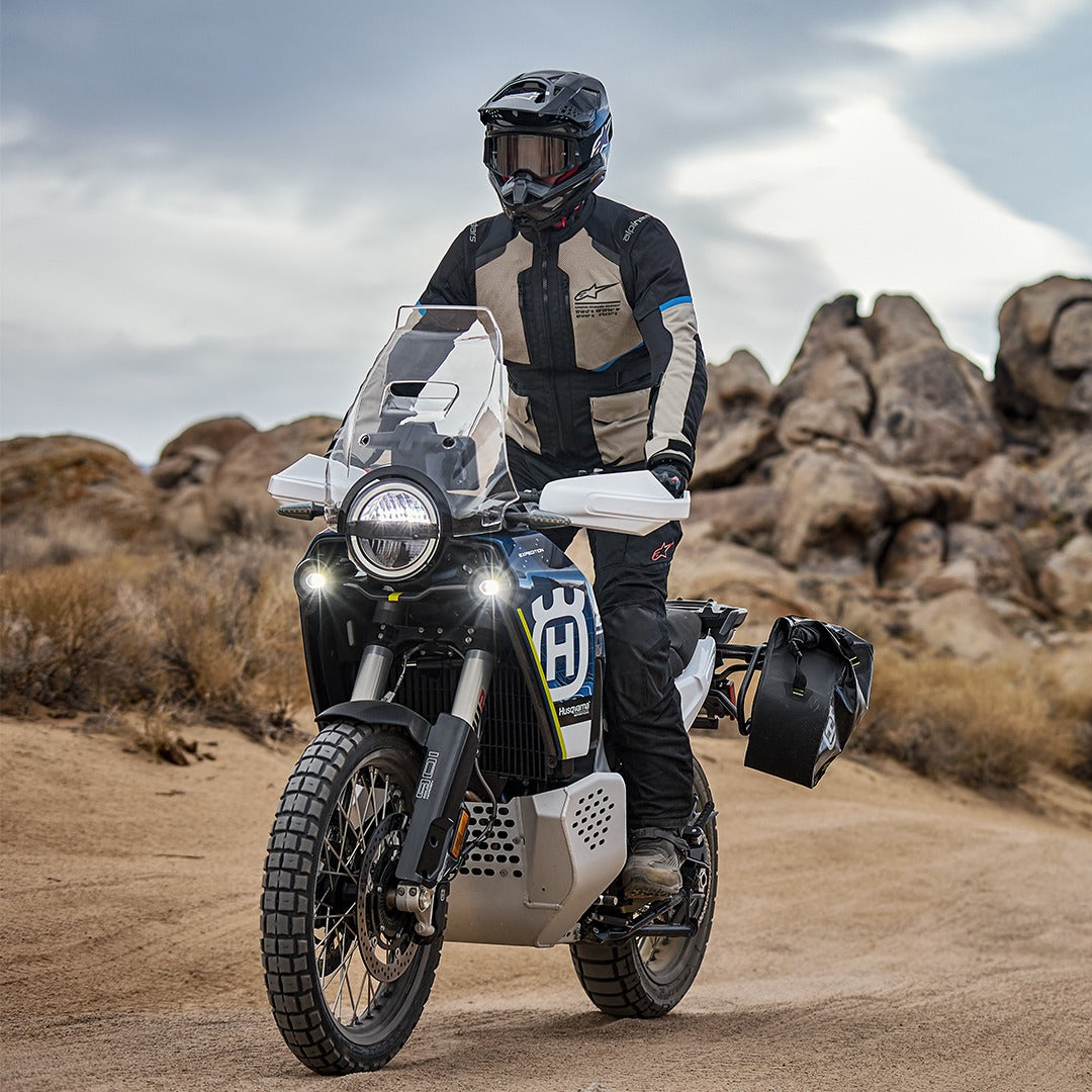 Bunda Alpinestars Andes AIR Drystar černá/šedo zelená/modrá