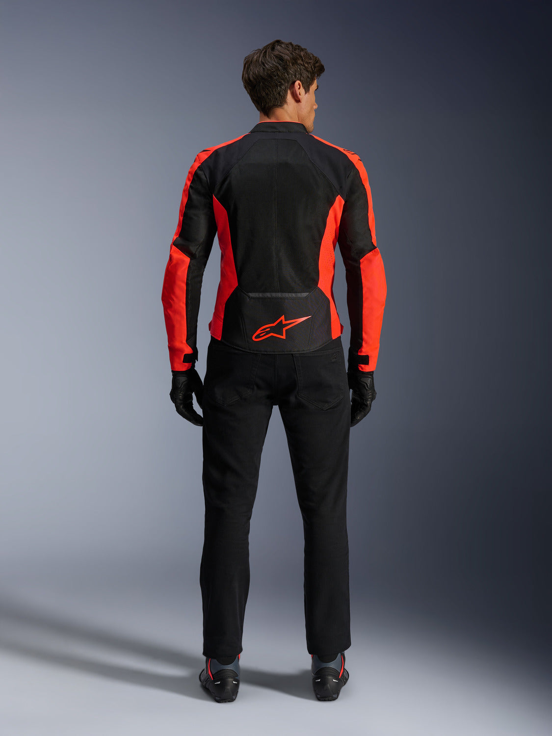Bunda Alpinestars Viper AIR V4 červená fluo/černá