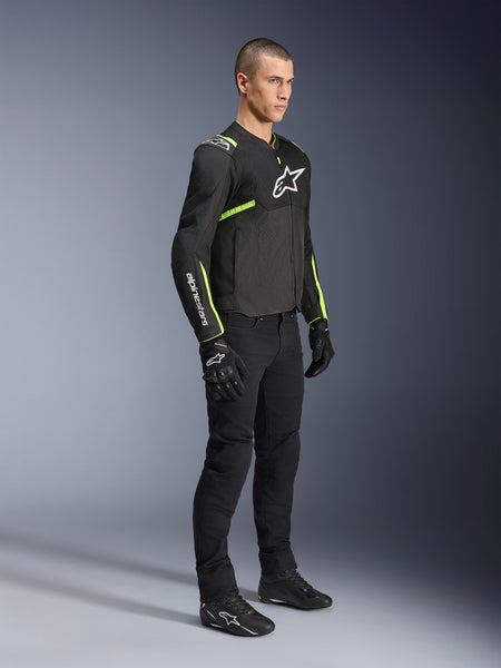 Bunda Alpinestars T-SPS AIR V2 černá/žlutá fluo