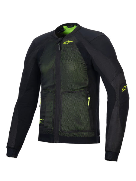 Bunda Alpinestars TROOP-AIR černá/žlutá fluo