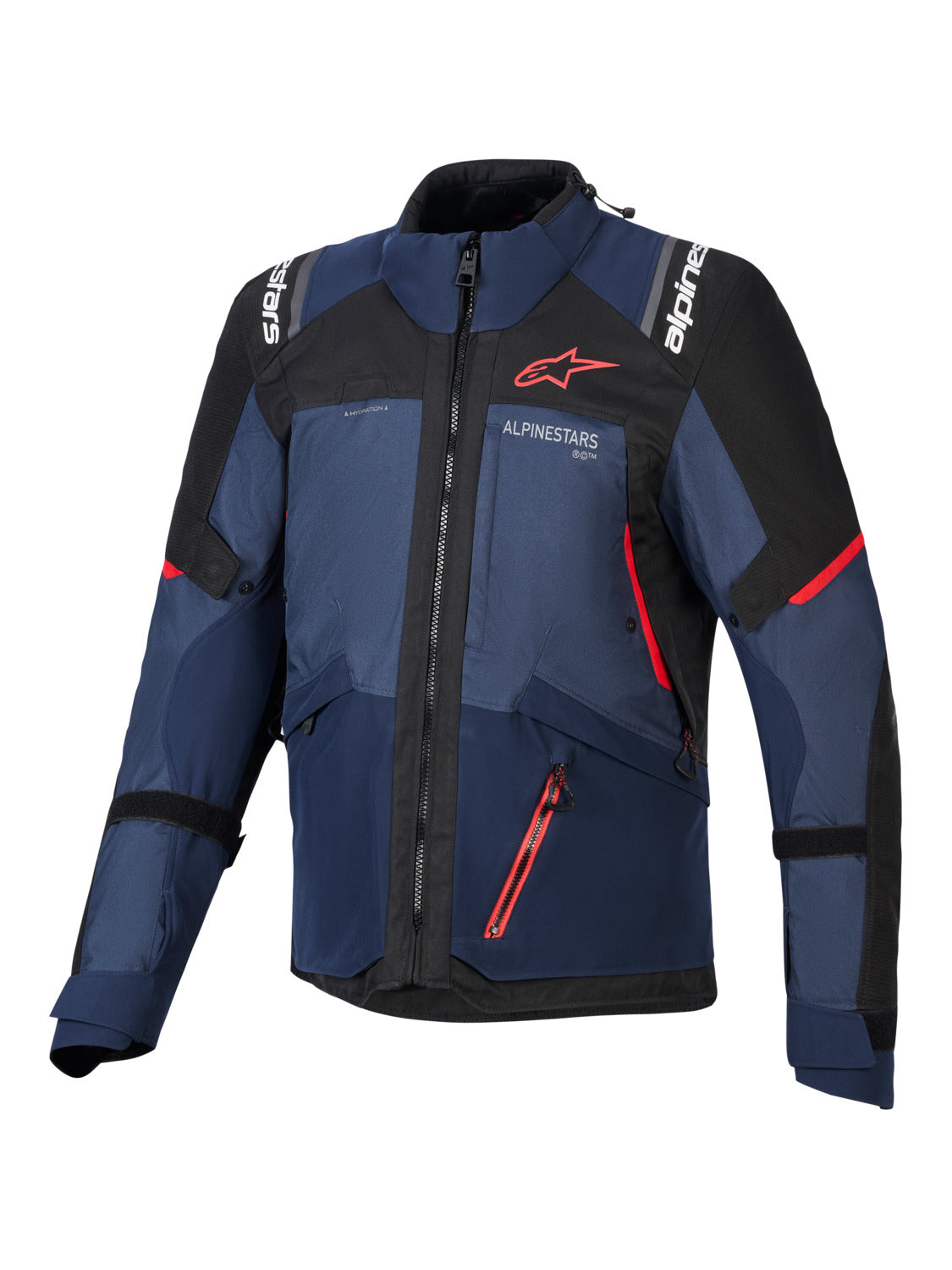 Bunda Alpinestars Andes V4 Drystar tmavě modrá/modrá/černá