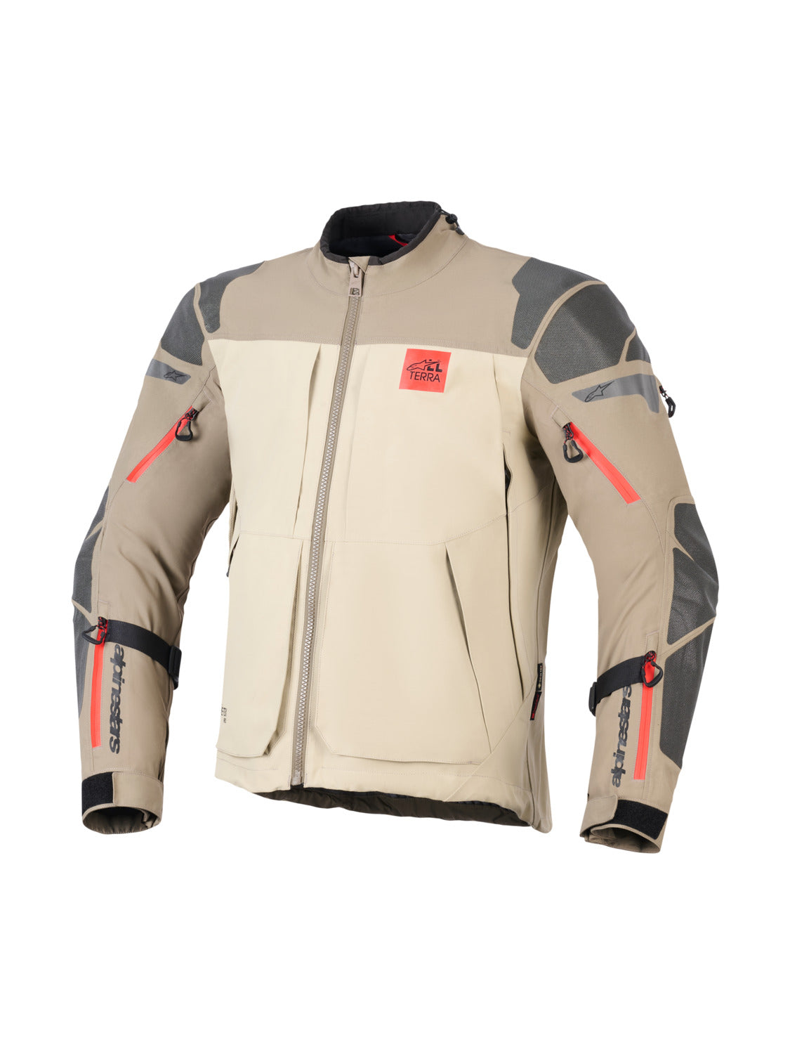 Bunda Alpinestars Nazca 3L GORE-TEX PRO světle hnědá/písková/oranžová/černá
