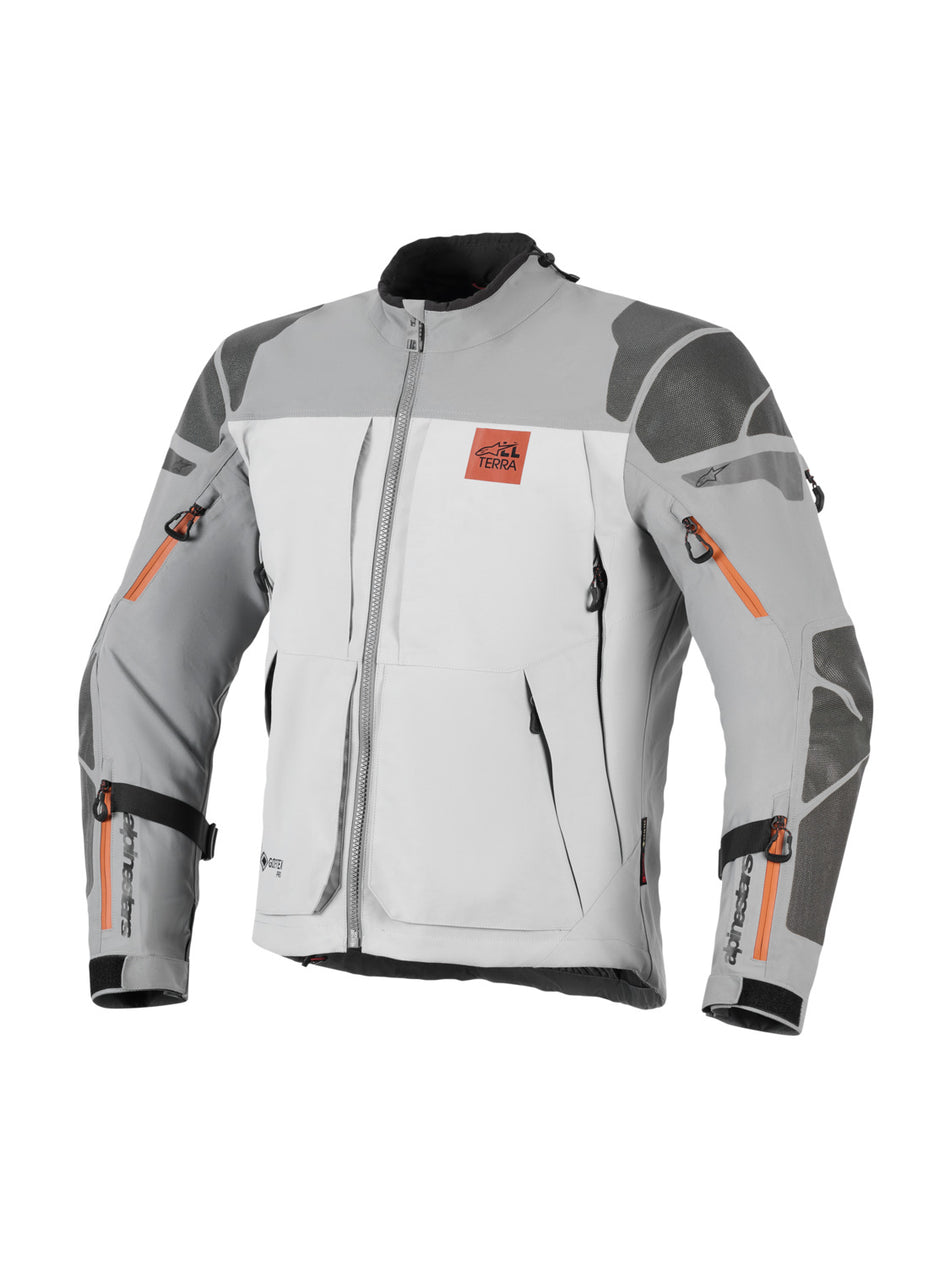 Bunda Alpinestars Nazca 3L GORE-TEX PRO tmavě šedá/světle šedá