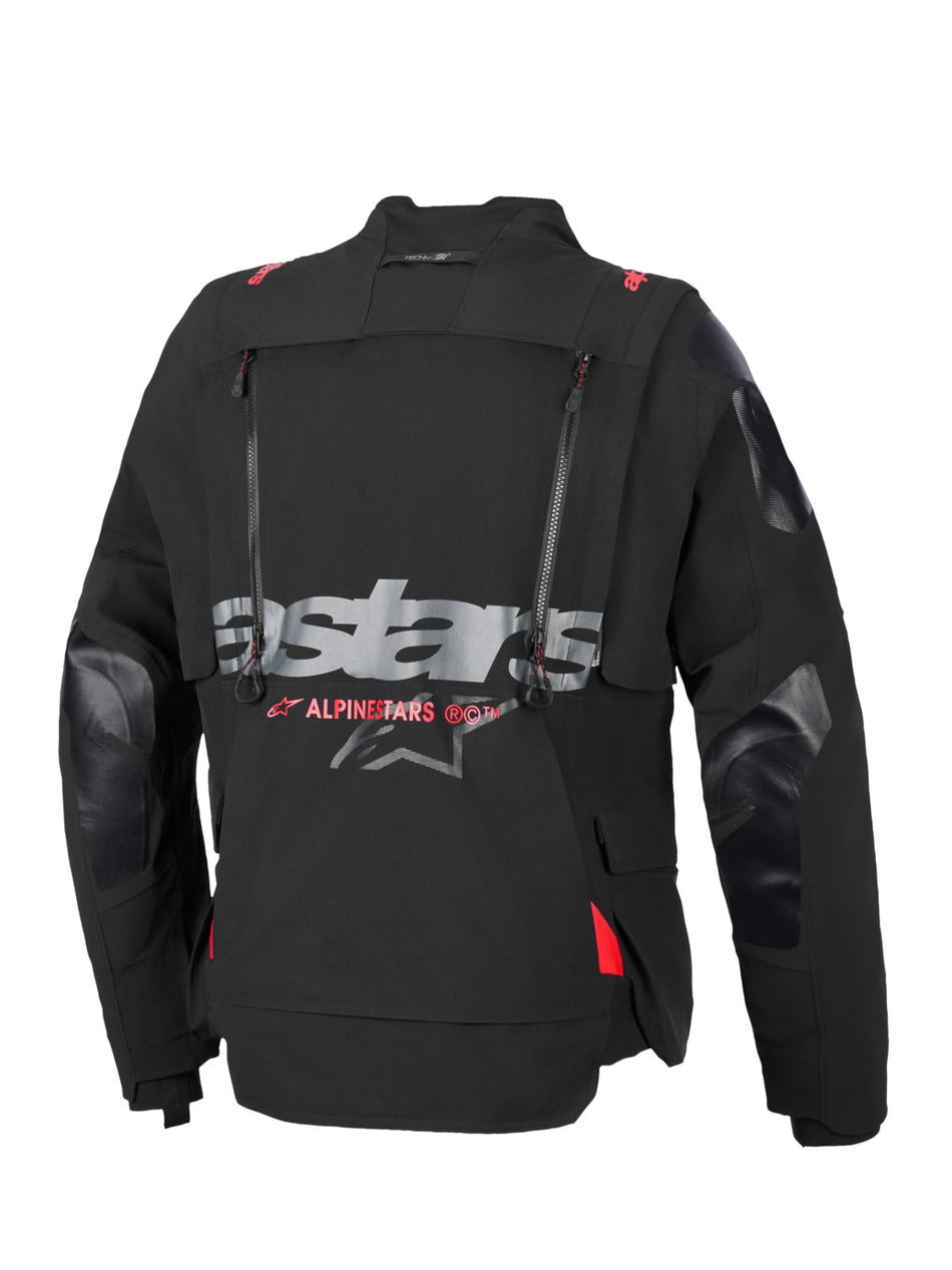 Bunda Alpinestars Harok PRO Drystar XF černé/tmavě šedé/červené