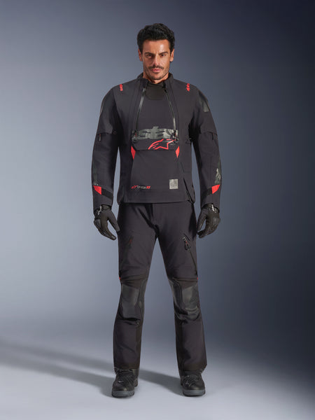Bunda Alpinestars Harok PRO Drystar XF černé/tmavě šedé/červené
