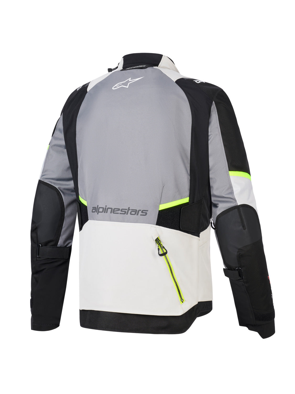 Bunda Alpinestars Andes V4 Drystar tmavě šedá/světle šedá/černá/žlutá fluo