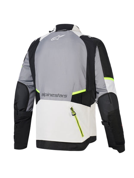 Bunda Alpinestars Andes V4 Drystar tmavě šedá/světle šedá/černá/žlutá fluo