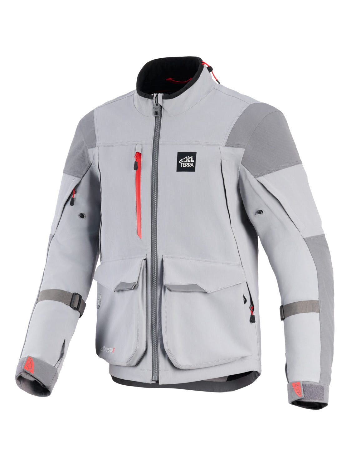 Bunda Alpinestars Maxdura Drystar XF světle šedá/tmavě šedá