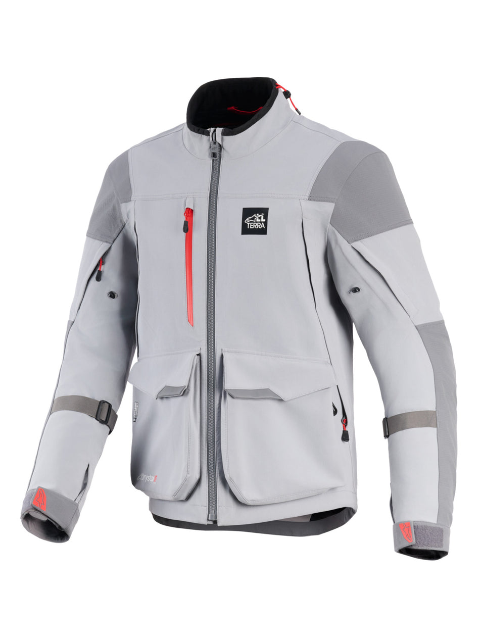 Bunda Alpinestars Maxdura Drystar XF světle šedá/tmavě šedá