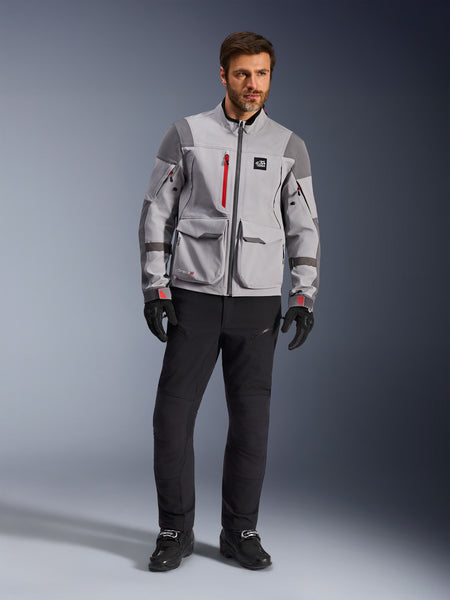 Bunda Alpinestars Maxdura Drystar XF světle šedá/tmavě šedá