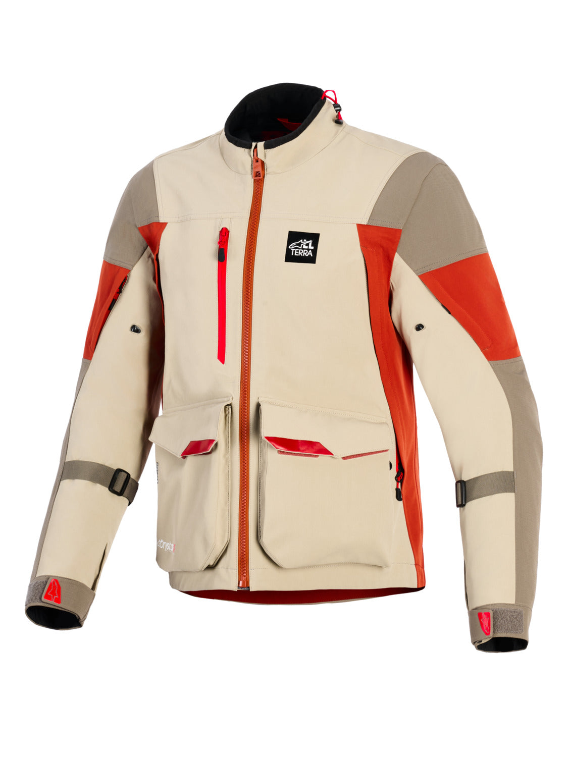 Bunda Alpinestars Maxdura Drystar XF hnědá/oranžová