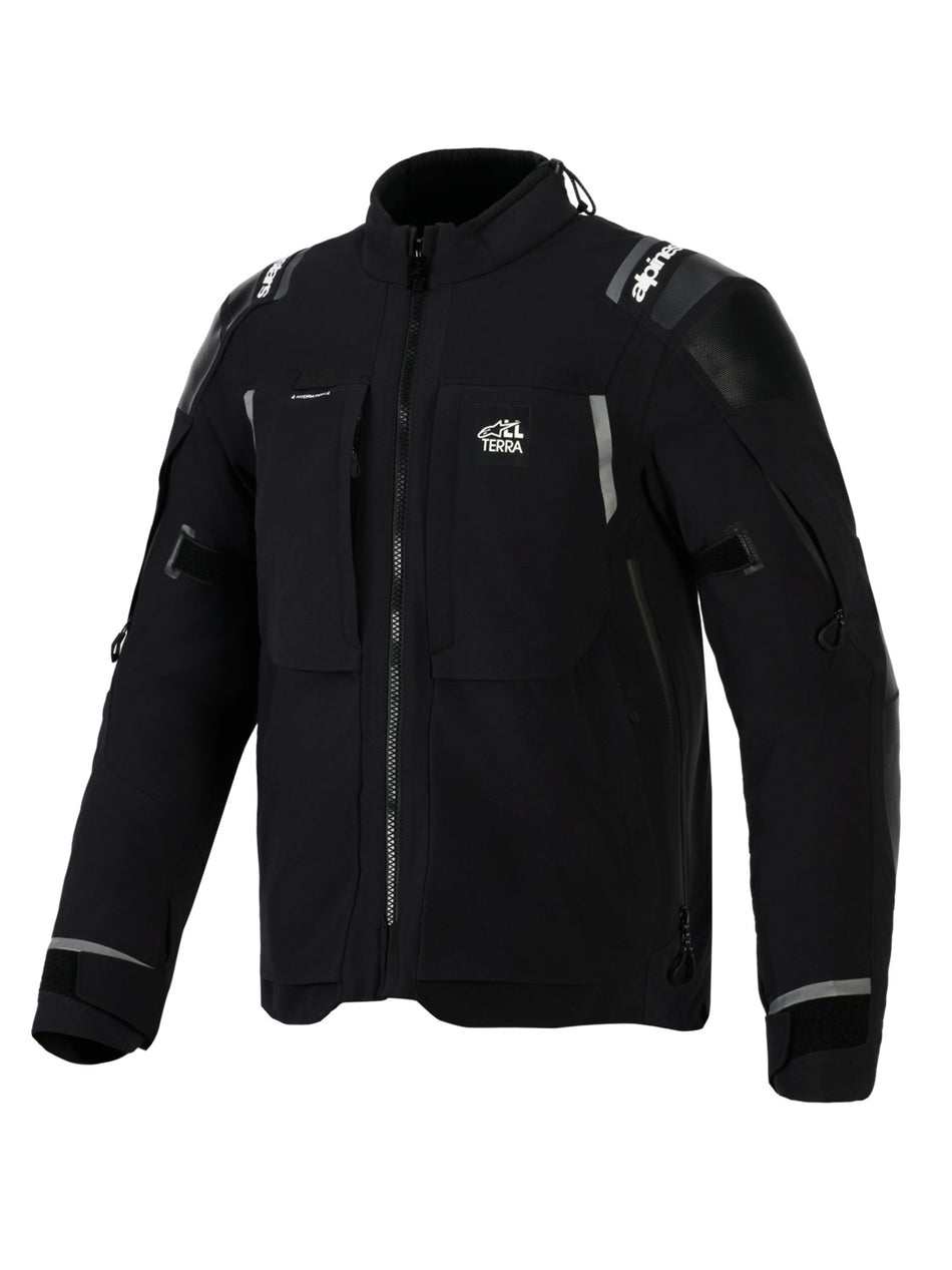Bunda Alpinestars Andes PRO Drystar XF černá/tmavě šedá