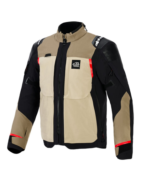Bunda Alpinestars Andes PRO Drystar XF hnědá/černá/oranžová