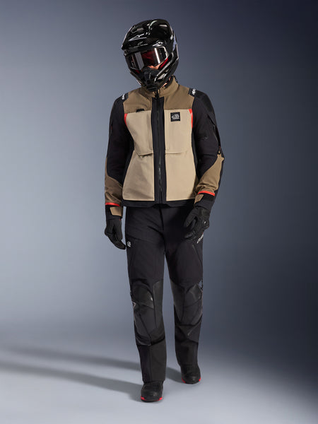 Bunda Alpinestars Andes PRO Drystar XF hnědá/černá/oranžová