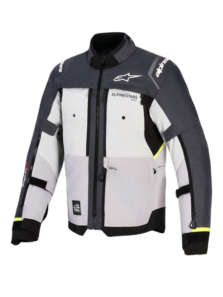 Bunda Alpinestars Cusco Drystar světle šedá/světle modrá/tmavě modrá