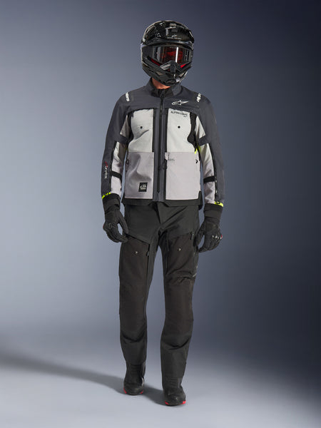 Bunda Alpinestars Cusco Drystar světle šedá/světle modrá/tmavě modrá