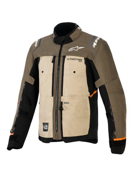 Bunda Alpinestars Cusco Drystar hnědá/černá