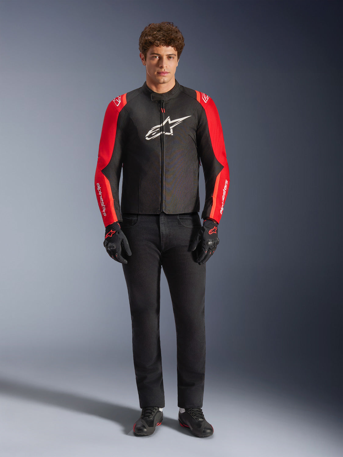 Bunda Alpinestars T-SPS 2 Waterproof červená/černá/bílá