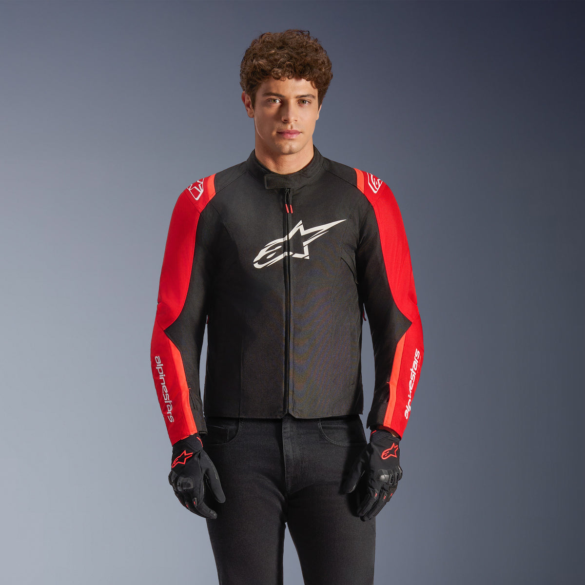 Bunda Alpinestars T-SPS 2 Waterproof červená/černá/bílá