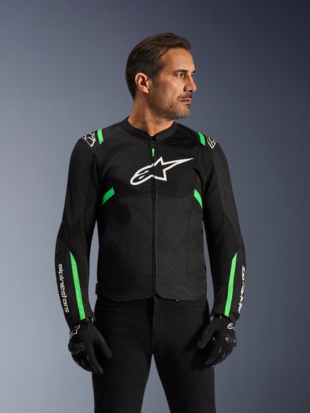 Bunda Alpinestars T-SPS AIR V2 černá/zelená fluo