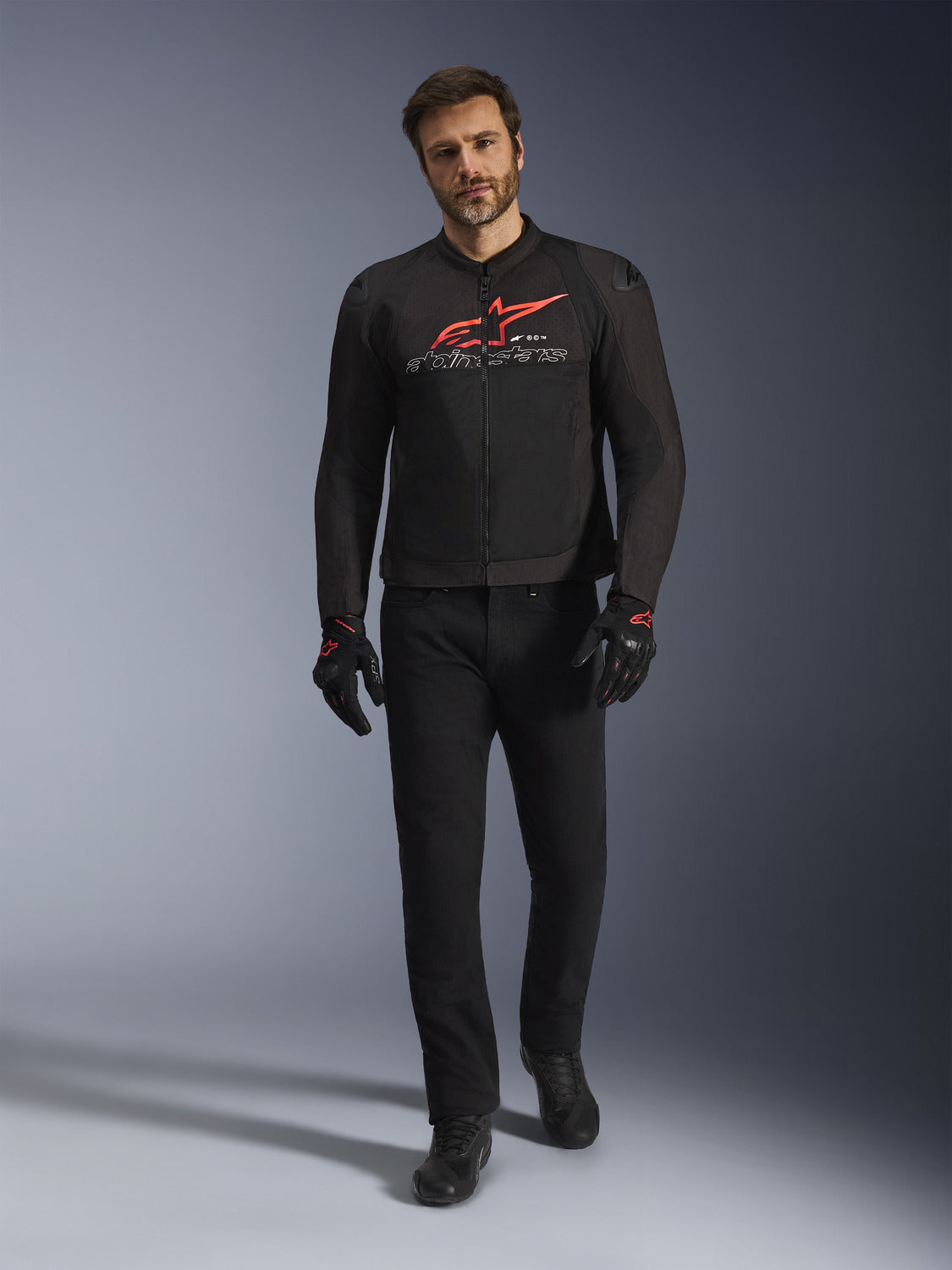 Bunda Alpinestars SMX AIR černá/červená/bílá