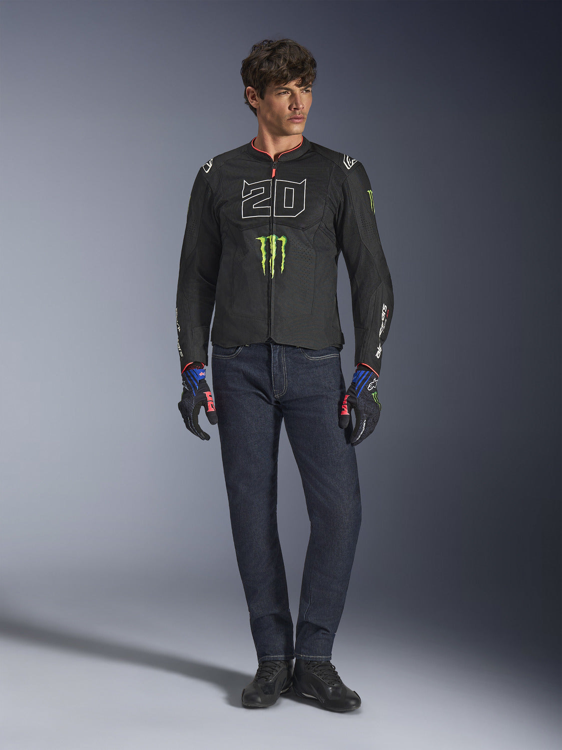 Bunda Alpinestars T-SPS AIR V2 Monster FQ20 černá/bílá
