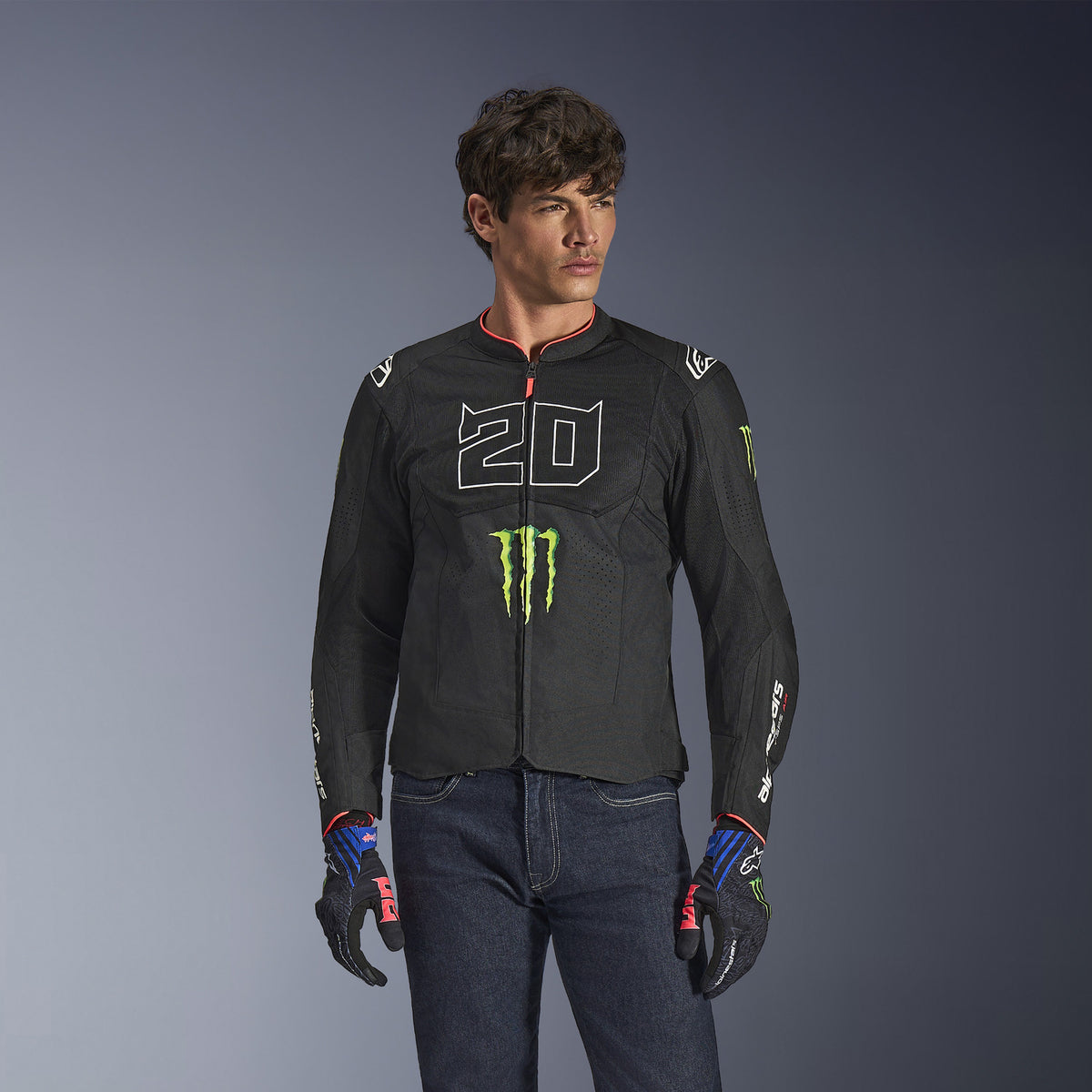 Bunda Alpinestars T-SPS AIR V2 Monster FQ20 černá/bílá