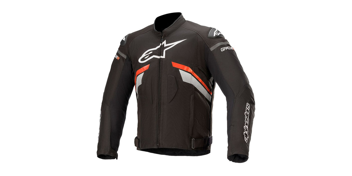 Bunda Alpinestars T-GP Plus R 3 černá/červená fluo/bílá