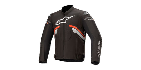 Bunda Alpinestars T-GP Plus R 3 černá/červená fluo/bílá