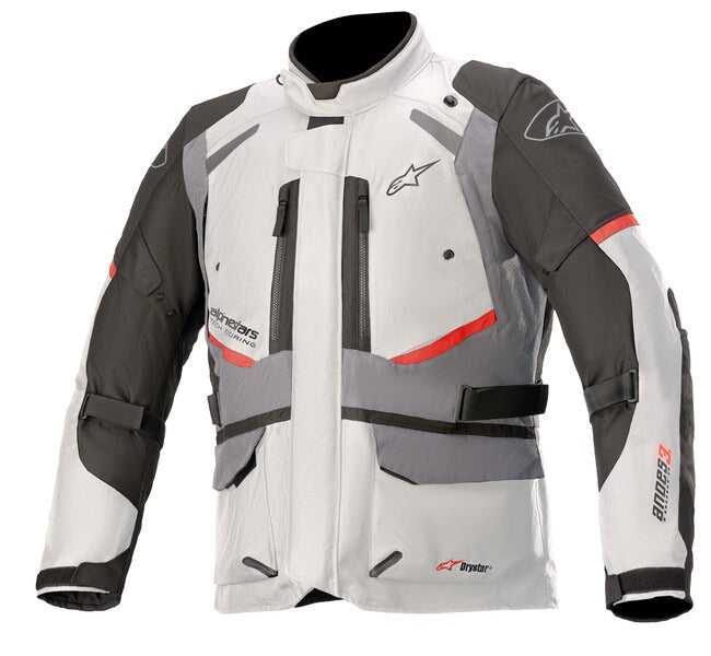 Bunda Alpinestars Andes Drystar TECH-AIR 5 kompatibilní světle šedá/tmavě šedá/černá/červená