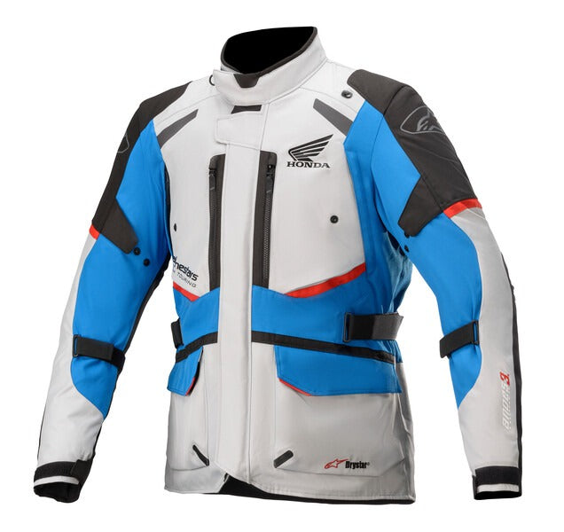 Bunda Alpinestars Andes Drystar Honda TECH-AIR 5 kompatibilní světle šedá/černá/modrá/červená