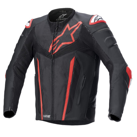 Bunda Alpinestars Fusion černá/červená fluo