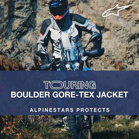 Bunda Alpinestars Boulder GORE-TEX tmavá šedá/světlá šedá