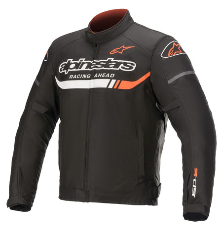 Bunda Alpinestars T-SP S Ignition Waterproof černá/bílá/červená fluo