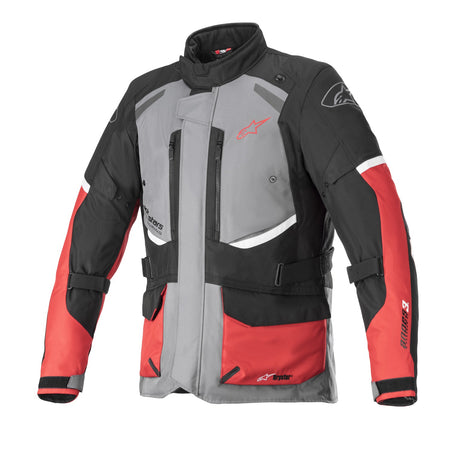 Bunda Alpinestars Andes Drystar šedá/černá/červená