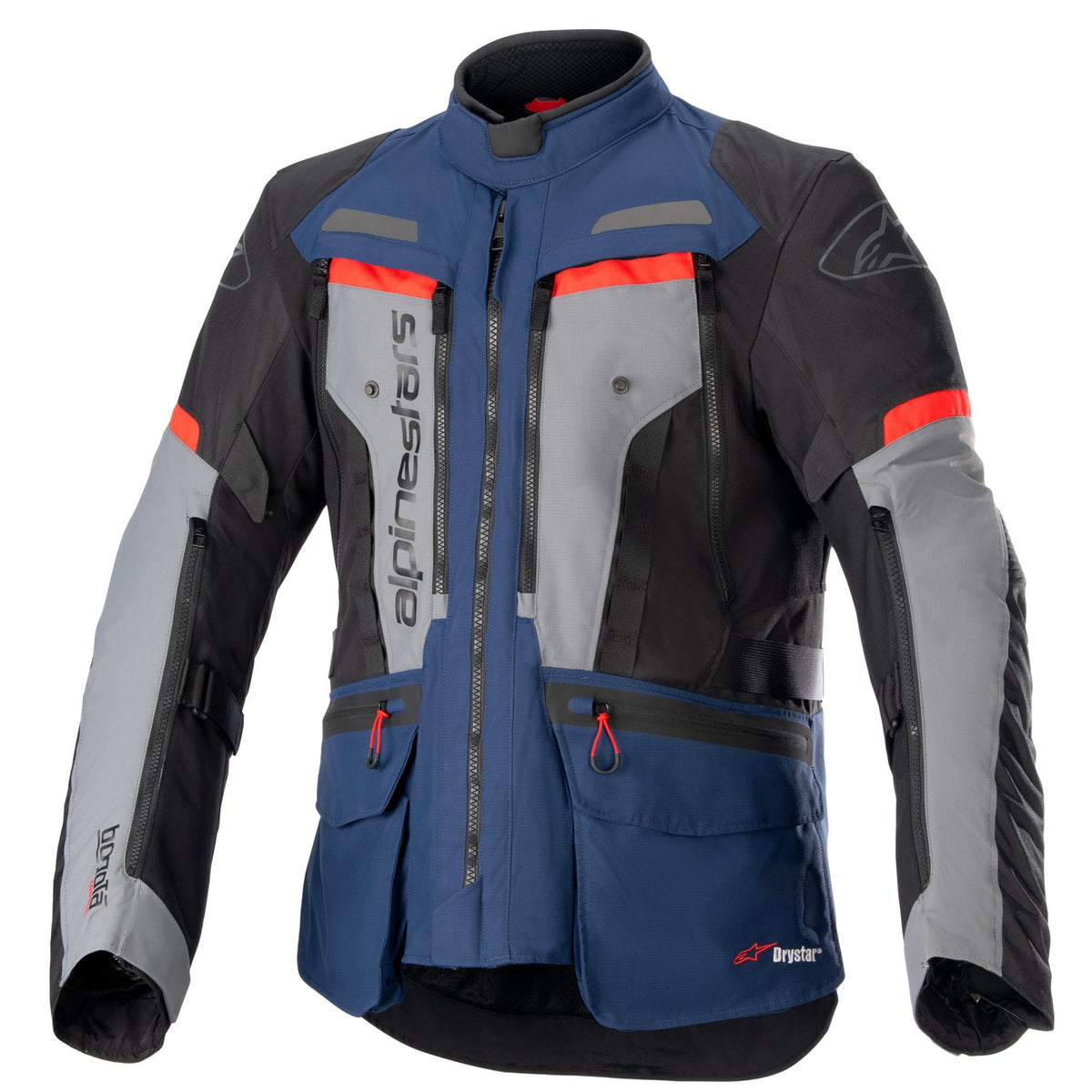 Bunda Alpinestars Bogota PRO Drystar tmavě modrá/černá/červená